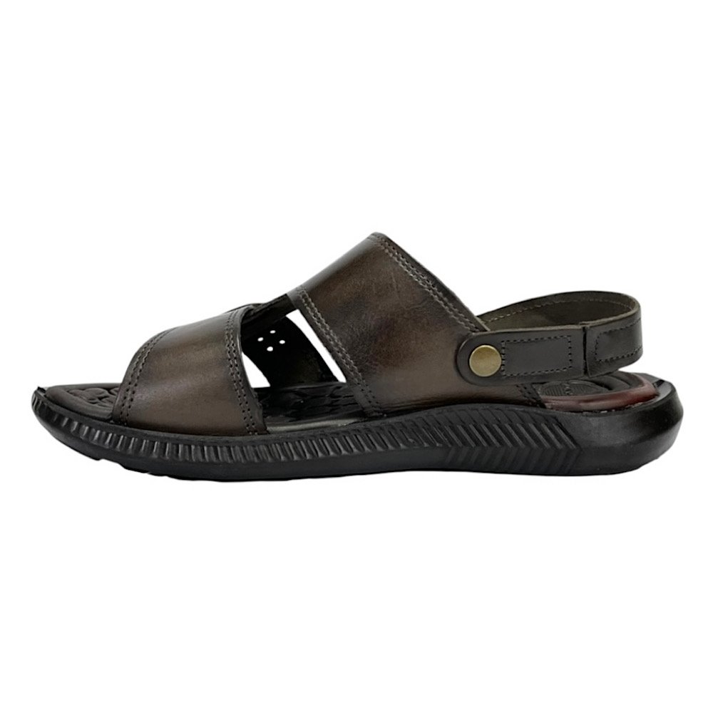 Sandália Pegada Flex Masculina Couro 133156 Marrom Cravo Cravo 4