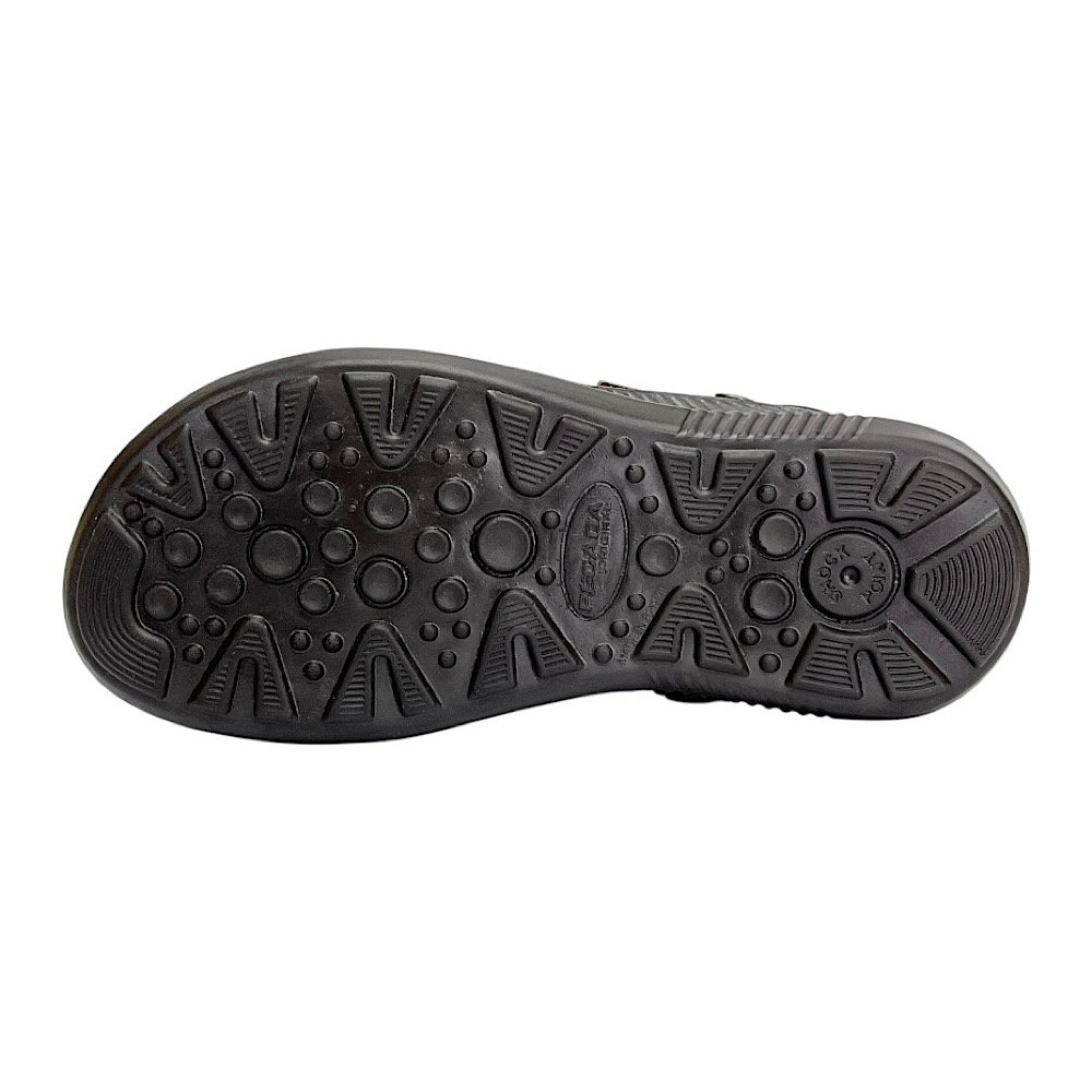 Sandália Pegada Flex Masculina Couro 133156 Marrom Cravo Cravo 6