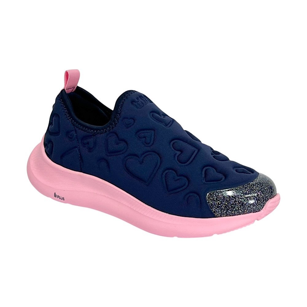 Tênis Bibi Infantil Action 1167285 Marinho/Rosa Azul Marinho/Rosa
