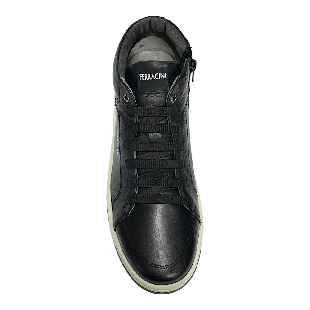 Sapatênis Ferracini Cano Alto Vox 8053-617A Preto/Gelo Preto 4