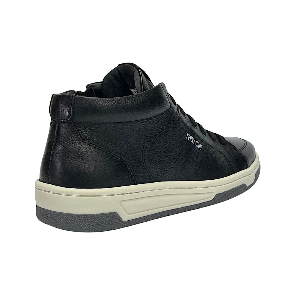 Sapatênis Ferracini Cano Alto Vox 8053-617A Preto/Gelo Preto 5