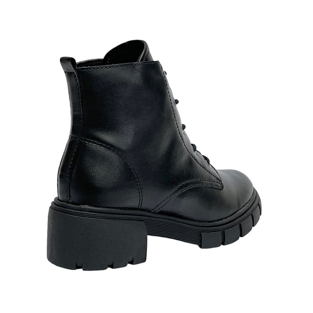 Bota Ramarim Coturno Casual Feminino 2412101 Preto Preto 5