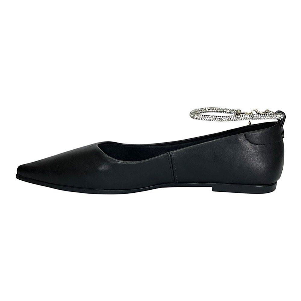 Sapatilha Santinelli Com Tornozeleira Strass 1600-007 Preto Preto 3