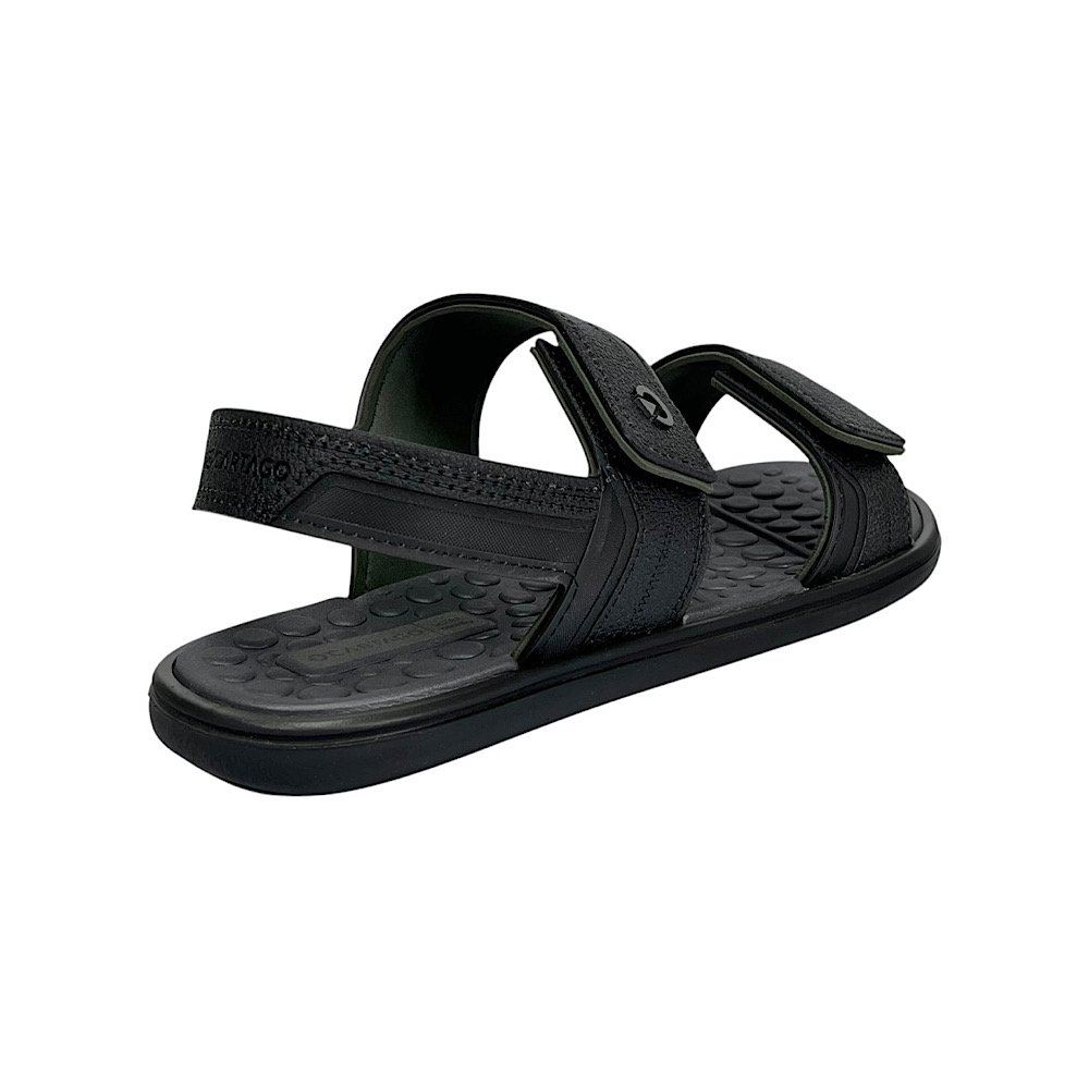 Sandália Cartago Veneto I Masculina 12481 Preto Preto 5
