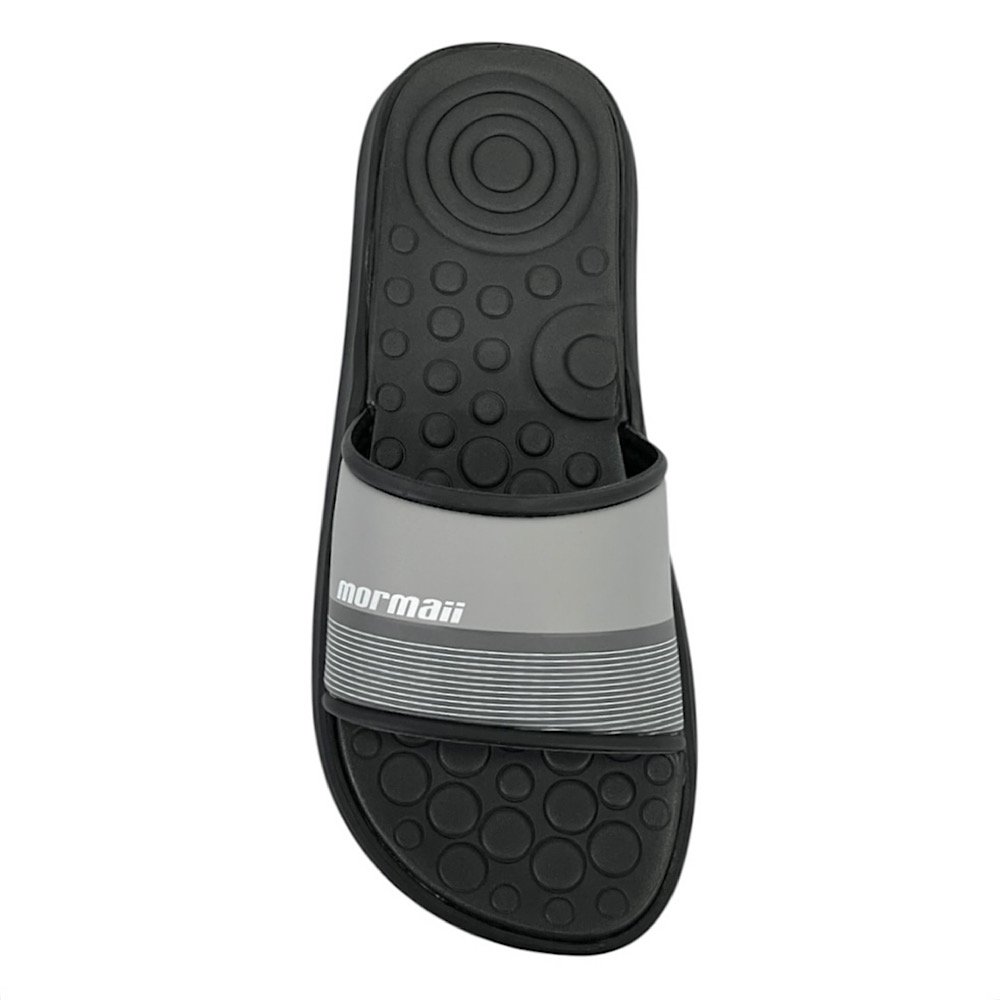 Chinelo Mormaii Quiver Pro 11406 Preto Preto/Cinza 4