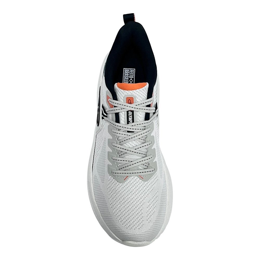 Tênis Olympikus Zex 2 Masculino 43584380 Branco/Preto Branco/Preto 4