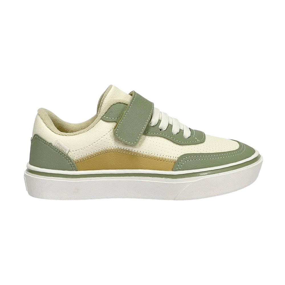 Tênis Klin Freestyle Kids 256125 Off White/Verde/Bambu Verde 2