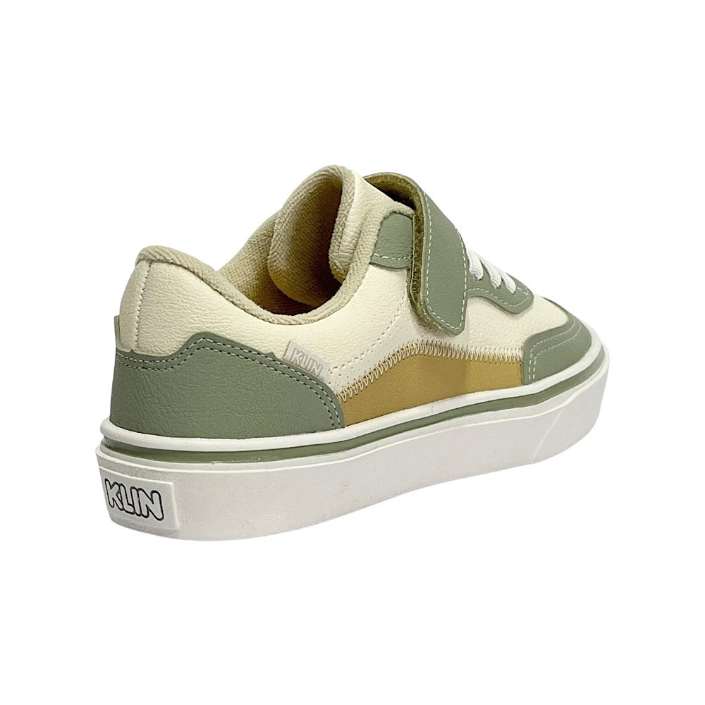 Tênis Klin Freestyle Kids 256125 Off White/Verde/Bambu Verde 5
