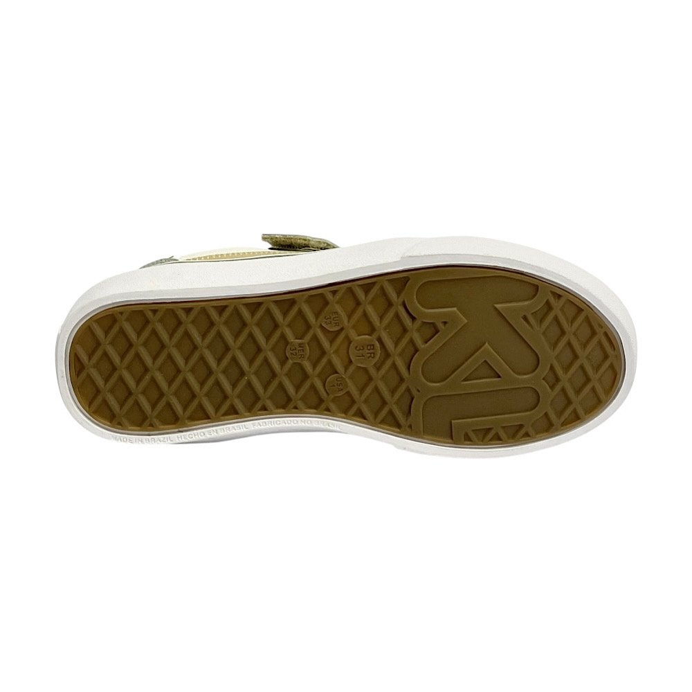 Tênis Klin Freestyle Kids 256125 Off White/Verde/Bambu Verde 6