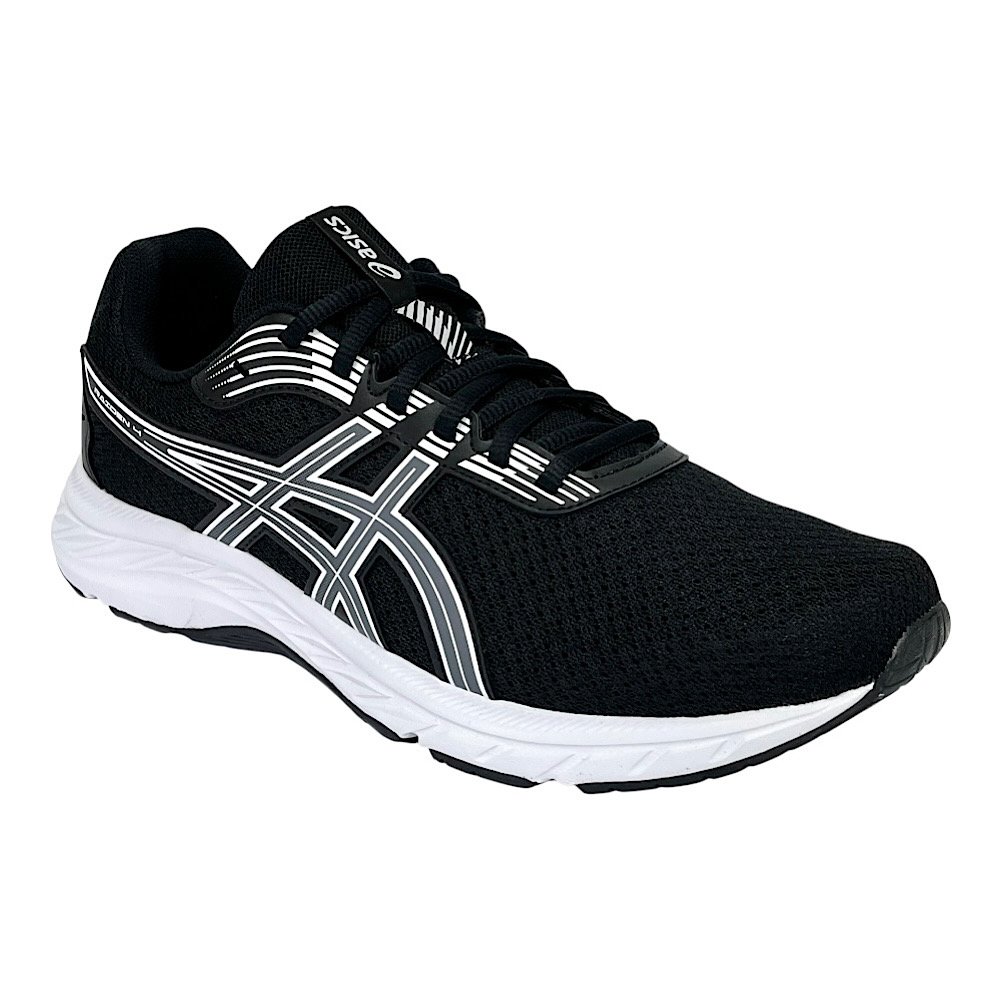 Tênis Asics Raiden 4 Preto/Branco Preto/Branco 2