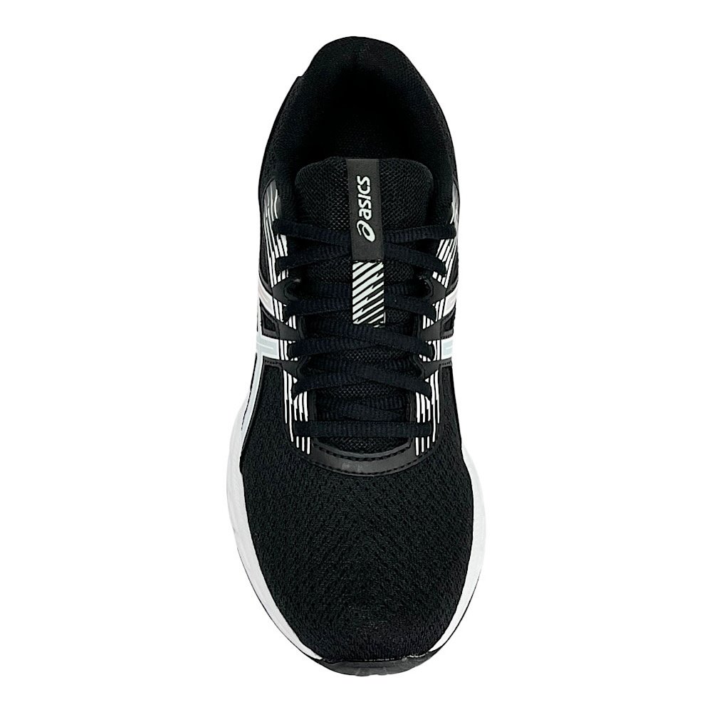 Tênis Asics Raiden 4 Feminino 1012B710 Preto/Branco Preto/Cinza/Coral 4