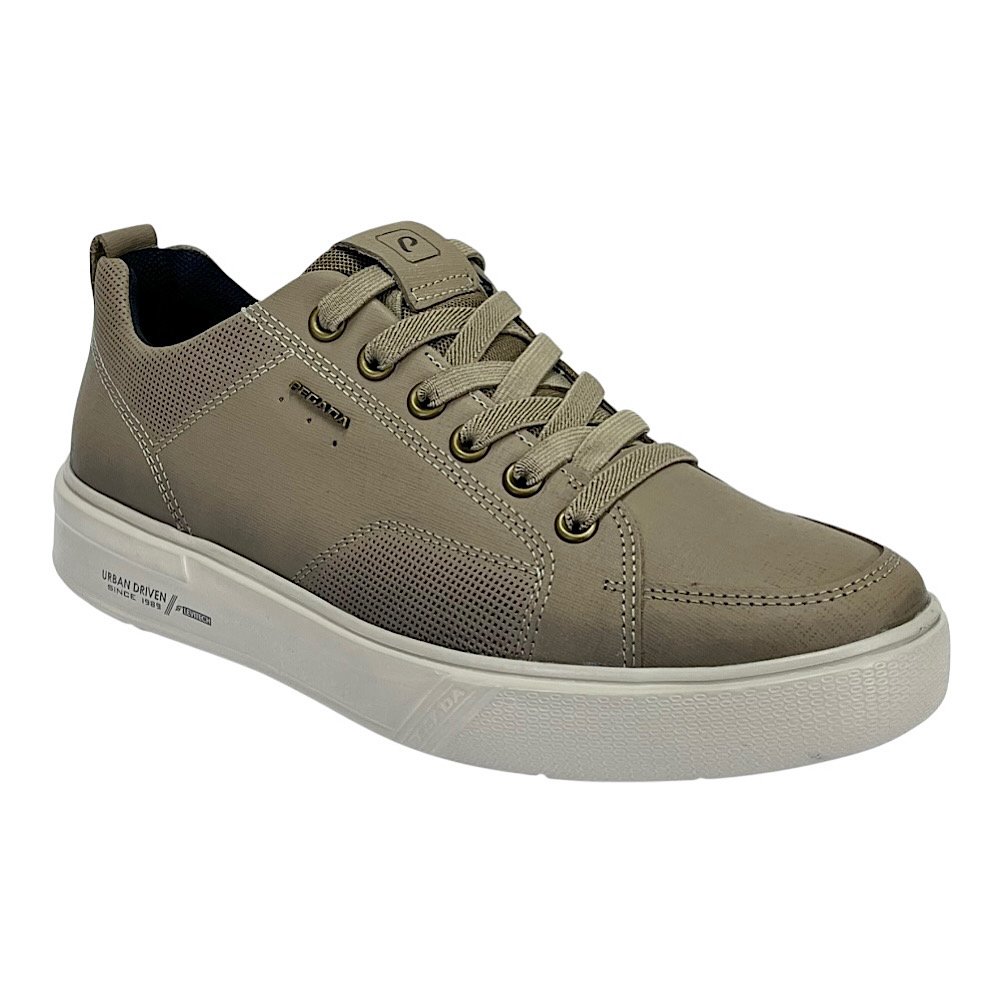 Sapatênis Pegada Flow Masculino Couro 111902 Areia Bege 3