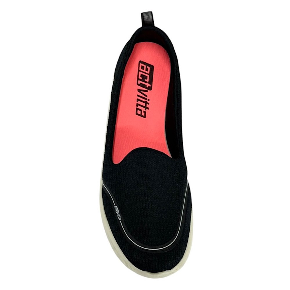 Tênis Actvitta Slip On Feminino 4853.100 Preto Preto 4