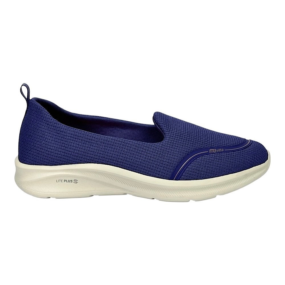 Tênis Actvitta Slip On Feminino 4853.100 Azul Cobalto Cobalto 2