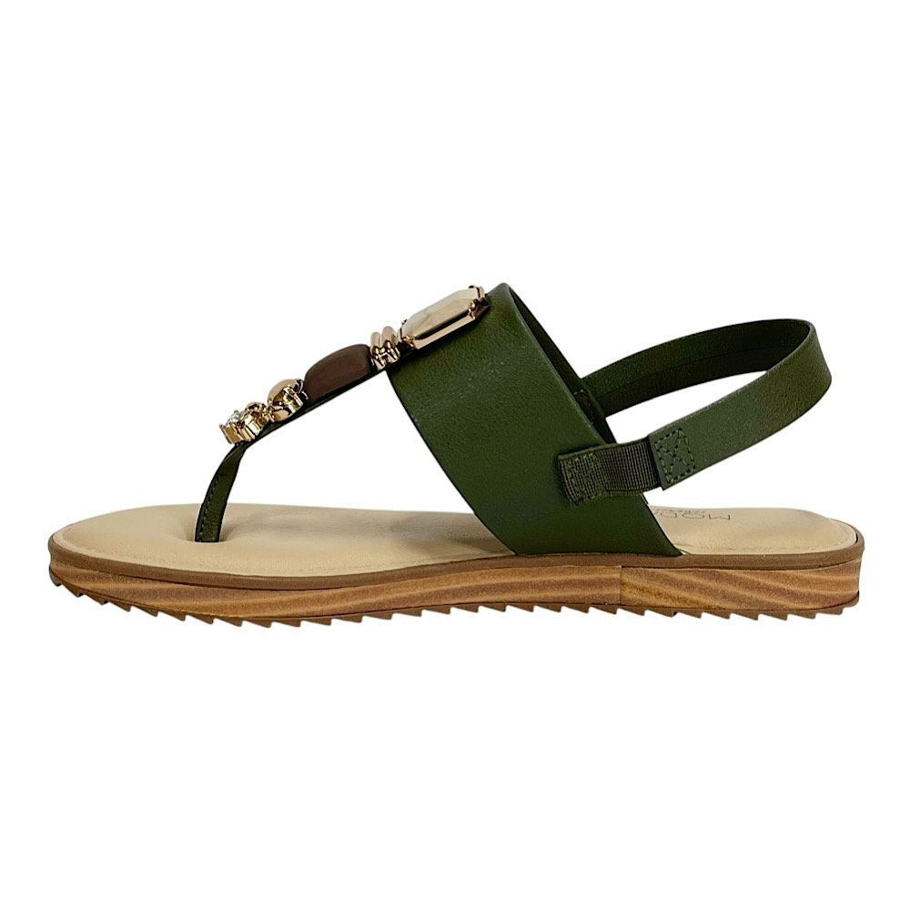 Sandália Modare Flat Ultraconforto 7141.120 Verde Oliva Verde 3