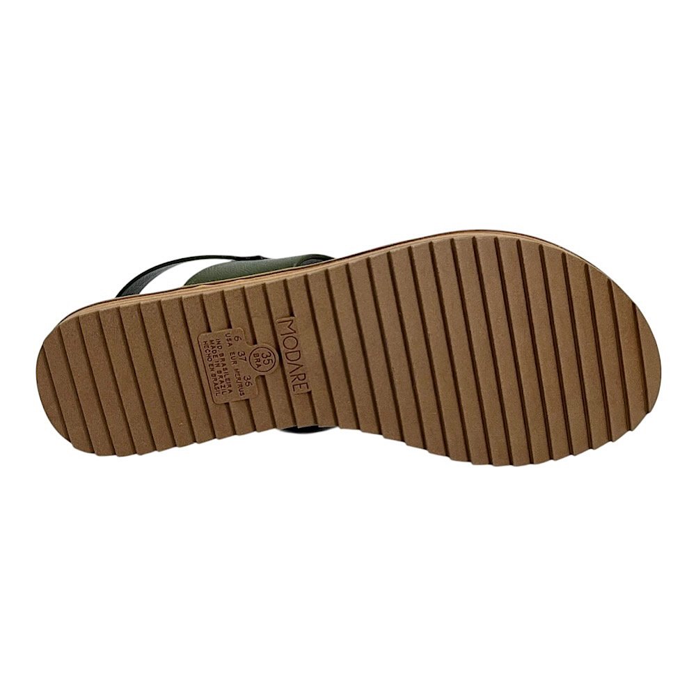 Sandália Modare Flat Ultraconforto 7141.120 Verde Oliva Verde 6