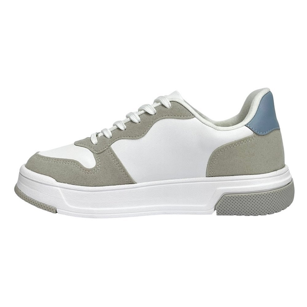 Tênis Vizzano Plataforma 1455.104 Branco/Off White/Azul Branco 3