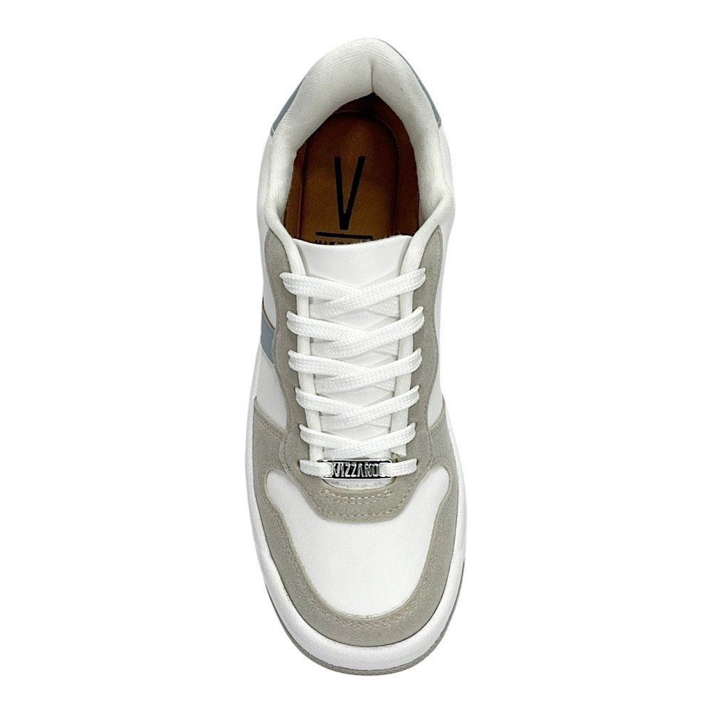 Tênis Vizzano Plataforma 1455.104 Branco/Off White/Azul Branco 4