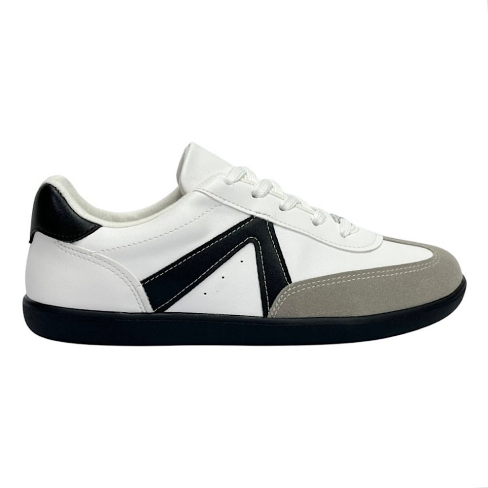 Tênis Vizzano Feminino Casual Branco/Preto/Cinza Branco/Preto