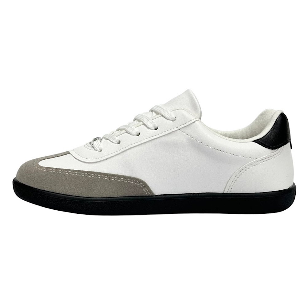 Tênis Vizzano Feminino Casual 1430.102 Branco/Preto/Cinza Branco/Preto 3