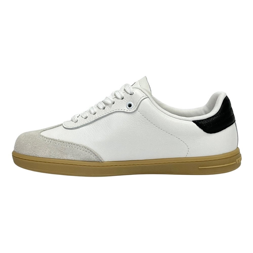 Tênis Cravo e Canela Pietra Couro 1629CC Branco/Preto Branco 3