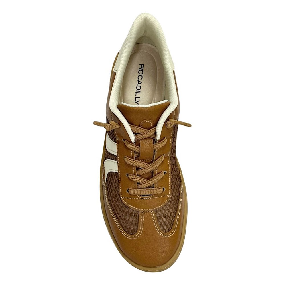Tênis Piccadilly Beta Casual 985025 Mascavo/Off White Mascavo 4
