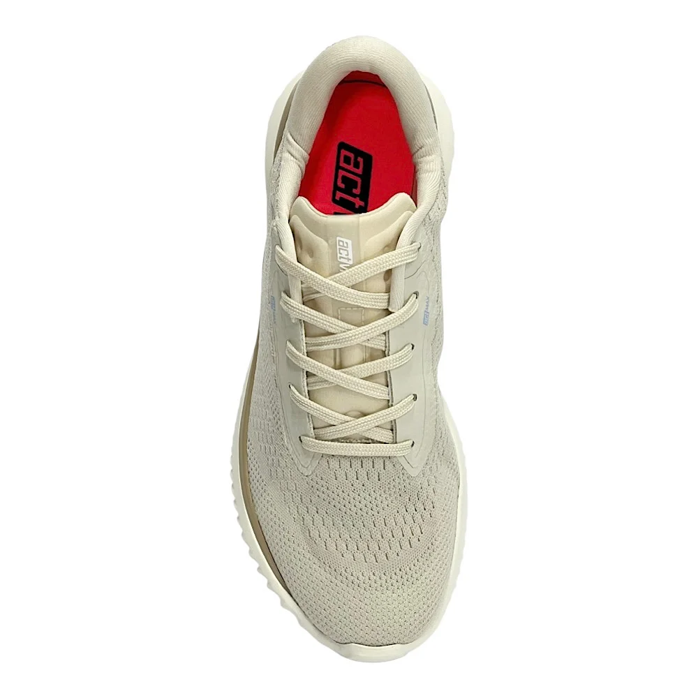Tênis Actvitta Feminino Esportivo 4802.242 Off White/Bege Bege 4