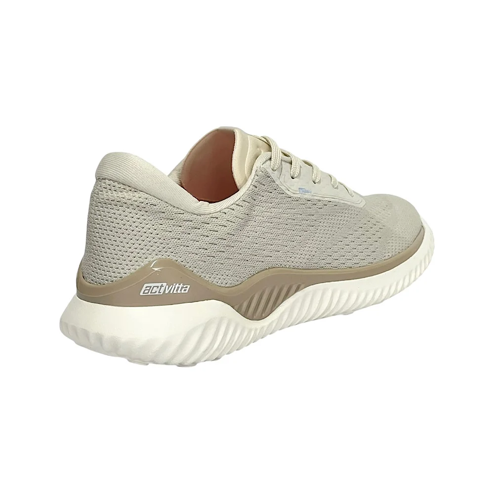 Tênis Actvitta Feminino Esportivo 4802.242 Off White/Bege Bege 5