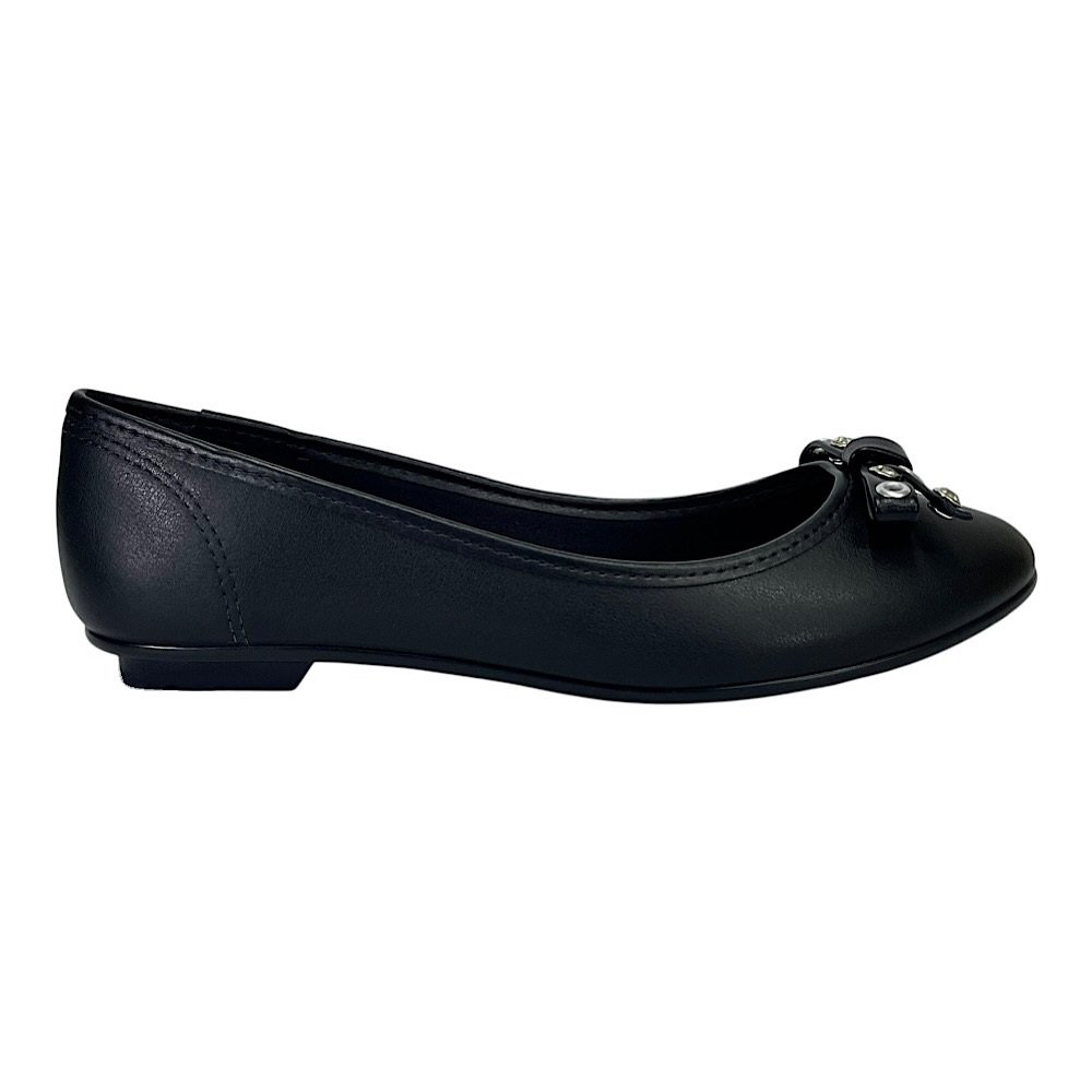 Sapatilha Moleca Bico Redondo 5027.1486 Preto Preto 2