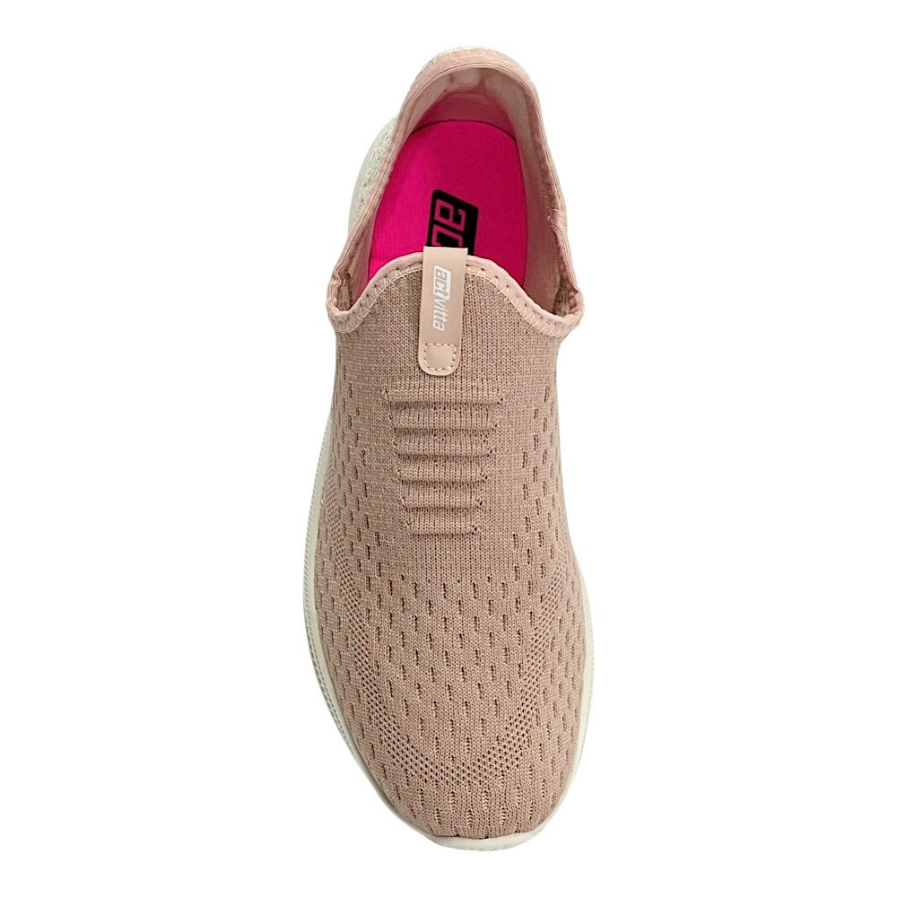 Tênis Actvitta Feminino Esportivo 4829.326 Nude/Creme Bege/Nude 4