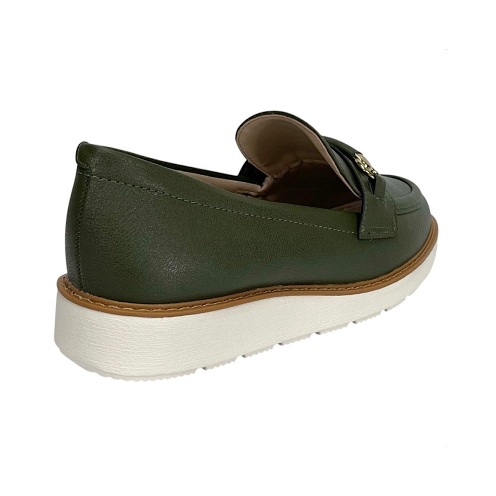 Sapato Modare Mocassim Ultraconforto 7400.103 Verde Oliva Oliva 5