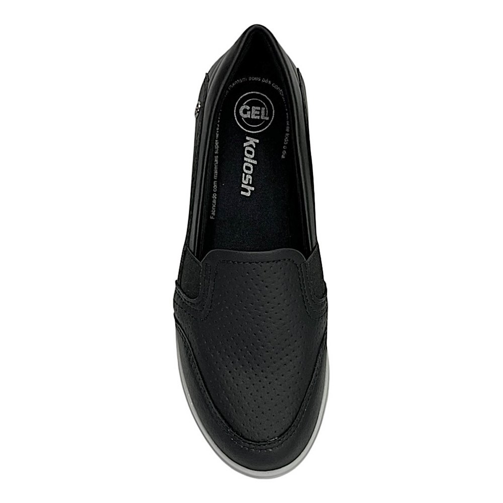 Tênis Kolosh Feminino Slip On C0527A Preto Preto 4