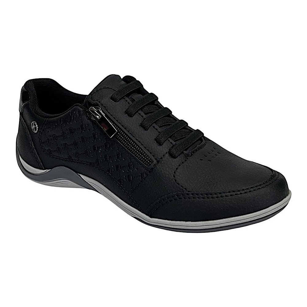 Tênis Kolosh Casual Feminino Gel C3675 Preto Preto 2