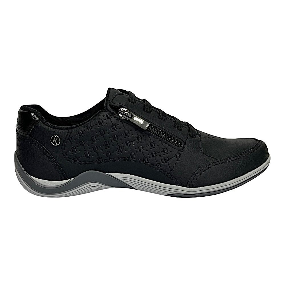 Tênis Kolosh Casual Feminino Gel C3675 Preto Preto