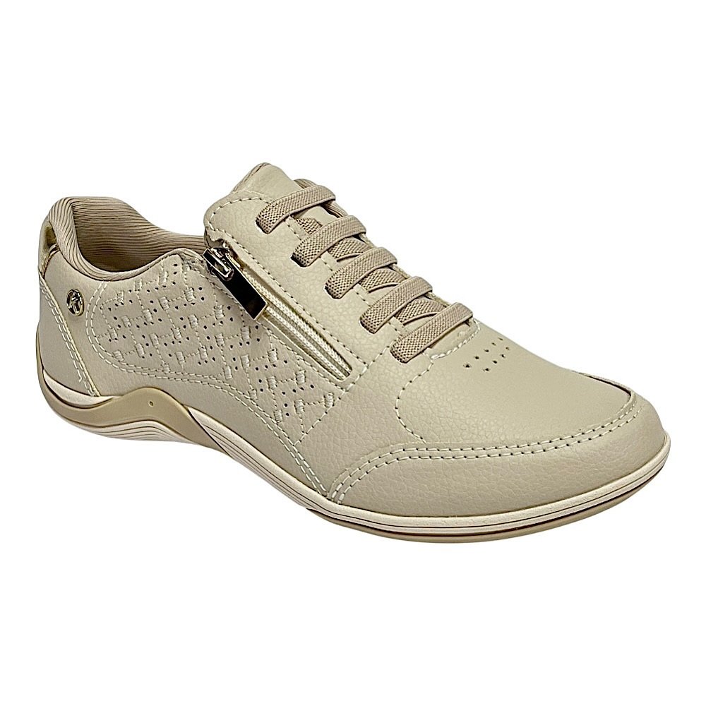 Tênis Kolosh Casual Feminino Gel C3675 Bege Tule Tule 2