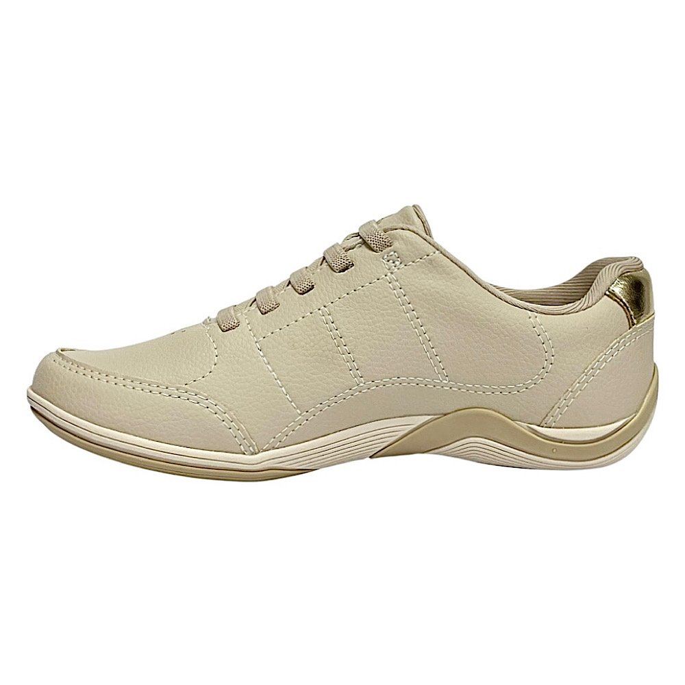 Tênis Kolosh Casual Feminino Gel C3675 Bege Tule Tule 3