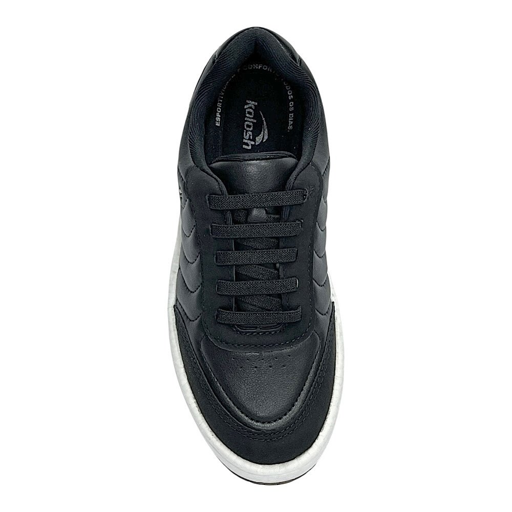 Tênis Kolosh Float Casual Feminino C4181 Preto Preto 4