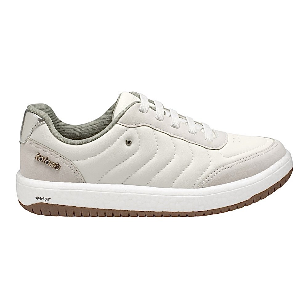 Tênis Kolosh Float Casual Feminino C4181 Cinza Gris Branco 1