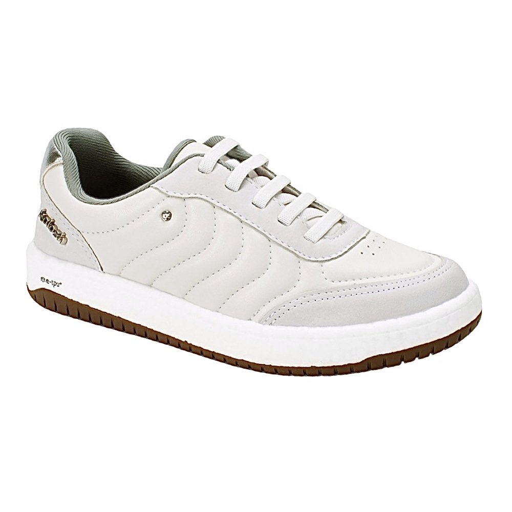 Tênis Kolosh Float Casual Feminino C4181 Cinza Gris Branco 2