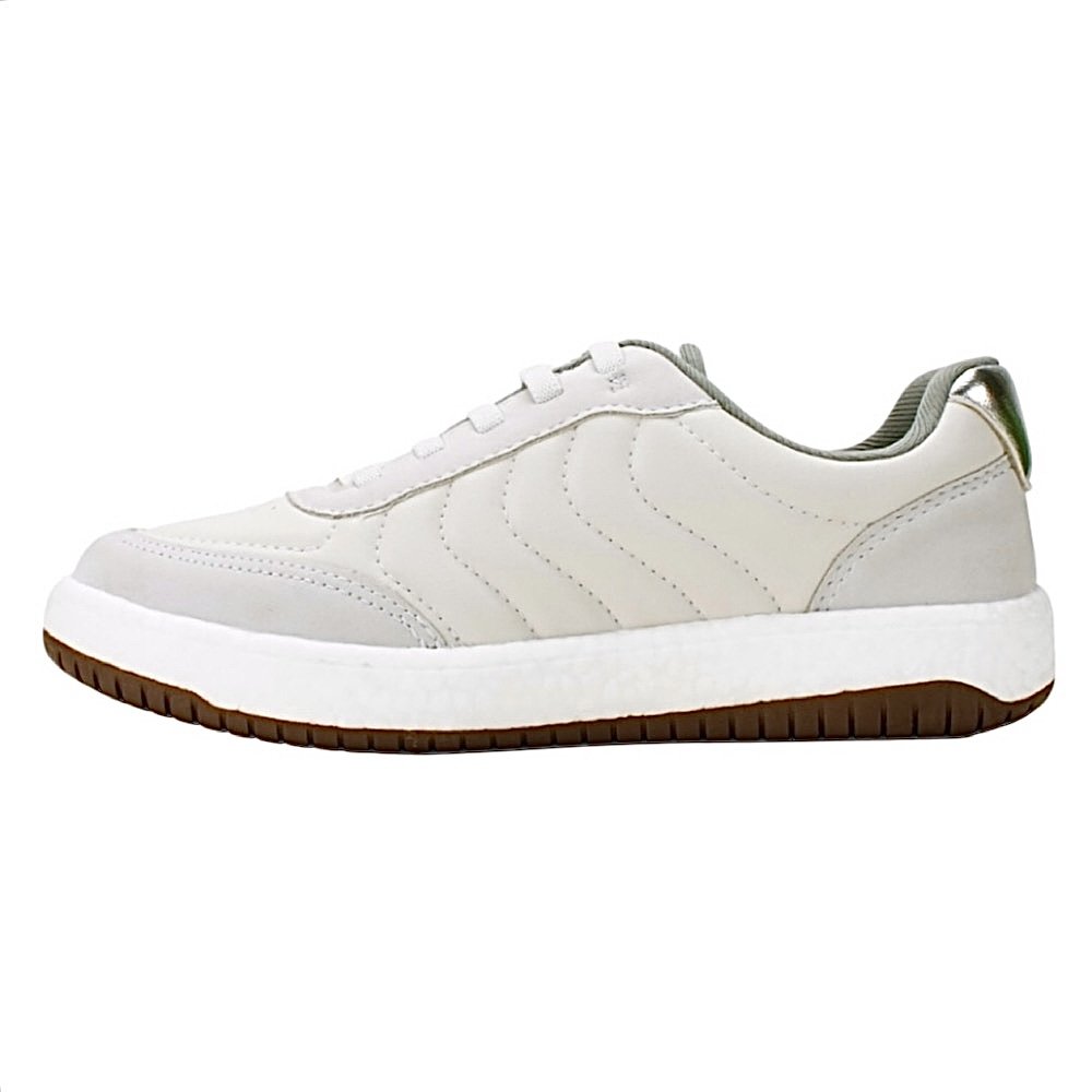 Tênis Kolosh Float Casual Feminino C4181 Cinza Gris Branco 3