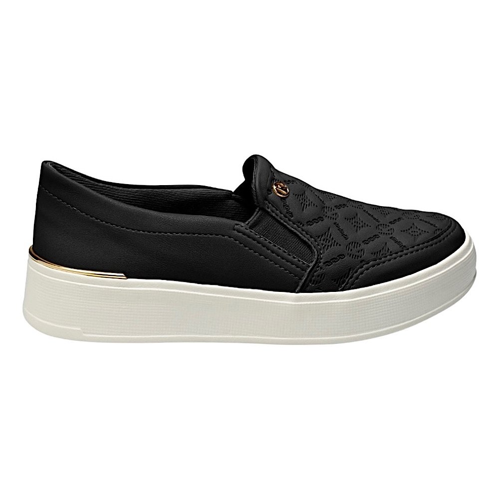Tênis Kolosh Slip On Plataforma C4283 Preto Preto 1