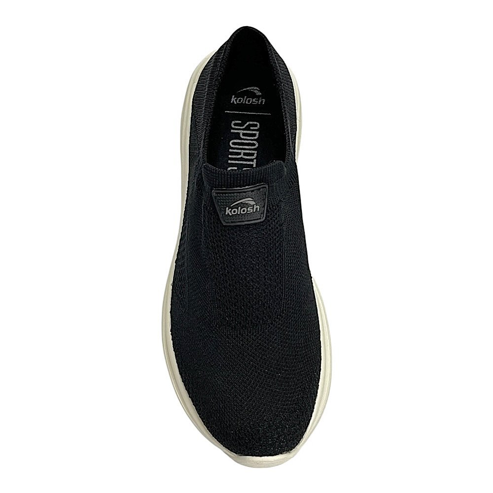 Tênis Kolosh Feminino Slip On Freeknit E0428 Preto Preto 4