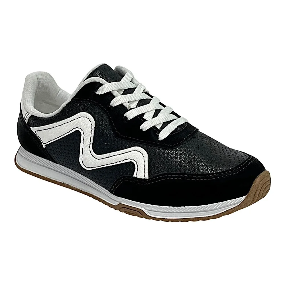 Tênis Mississipi Urban Jogging MF581 Preto Preto 2