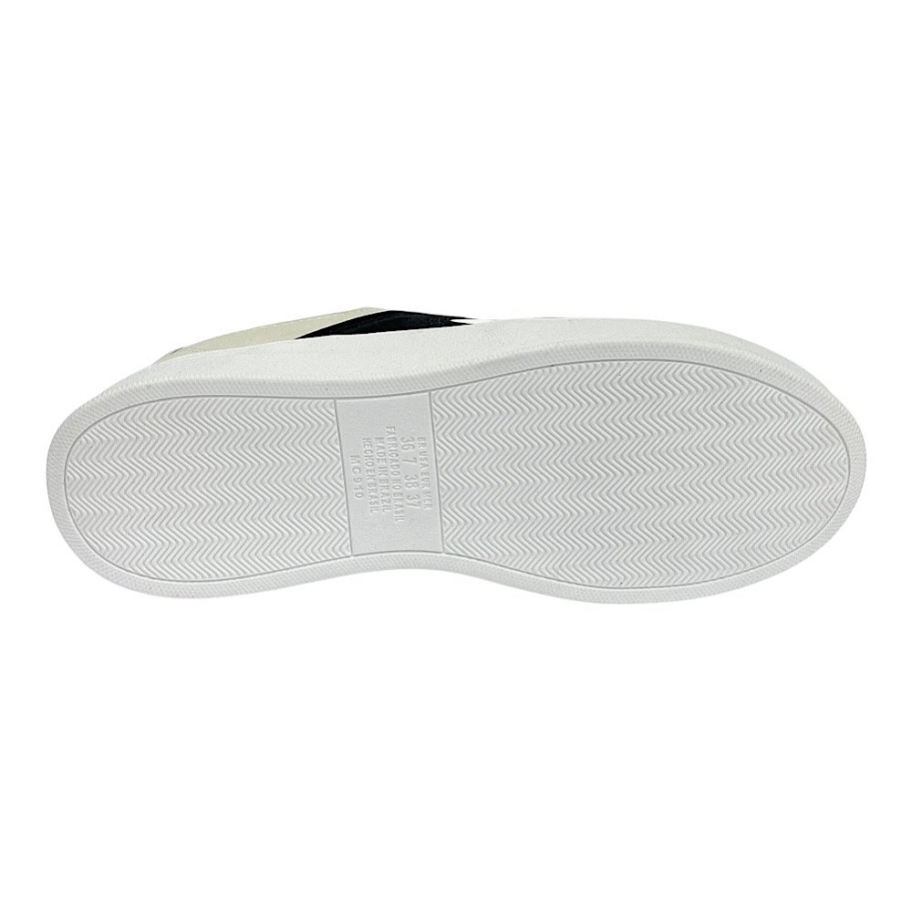 Tênis Mississipi Casual Flatform MC911 Cinza Gelo/Preto Branco/Bege/Preto 6