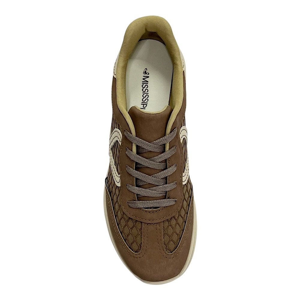 Tênis Mississipi Jogging Casual MF851 Marrom Titanium Marrom 4