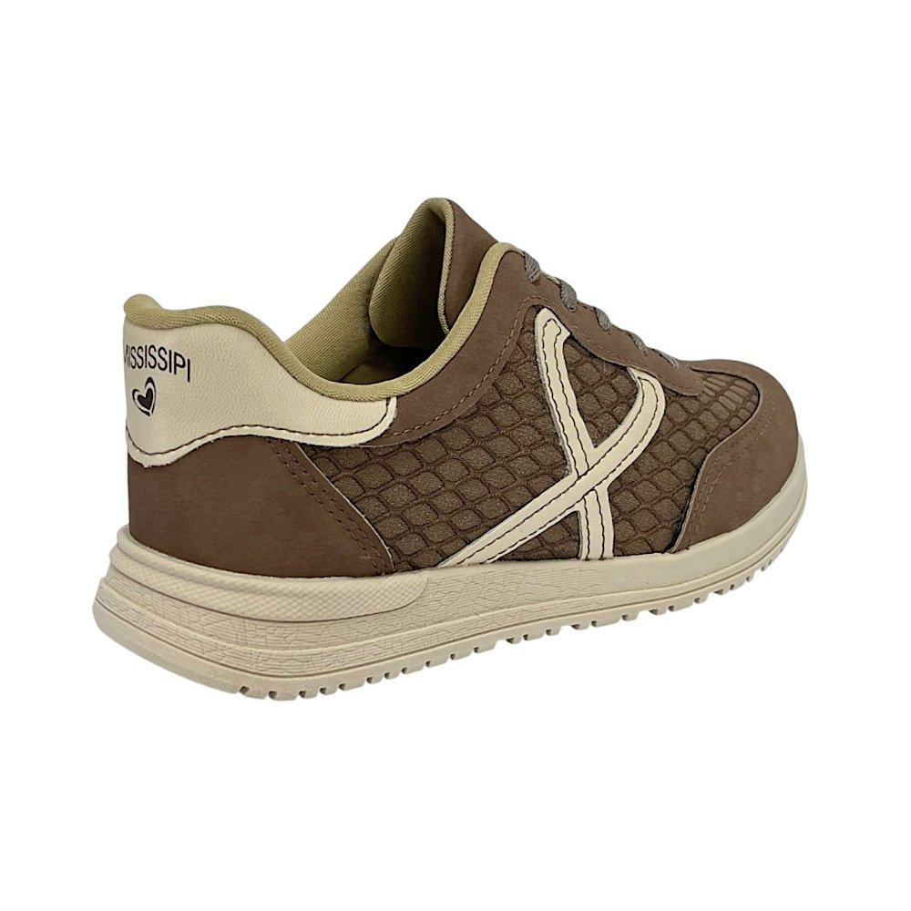 Tênis Mississipi Jogging Casual MF851 Marrom Titanium Marrom 5