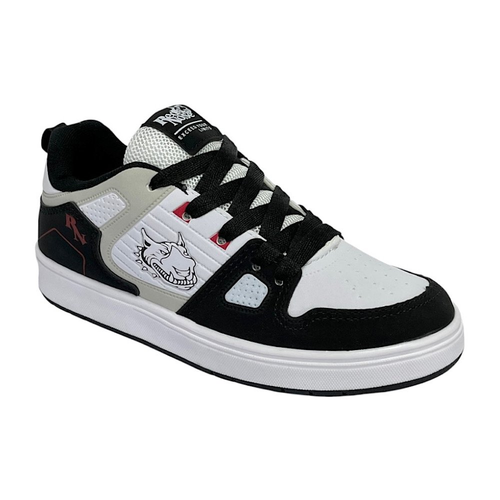 Tênis Red Nose Prescott Infantil RNVI307 Branco/Preto/Cinza Branco/Preto 2