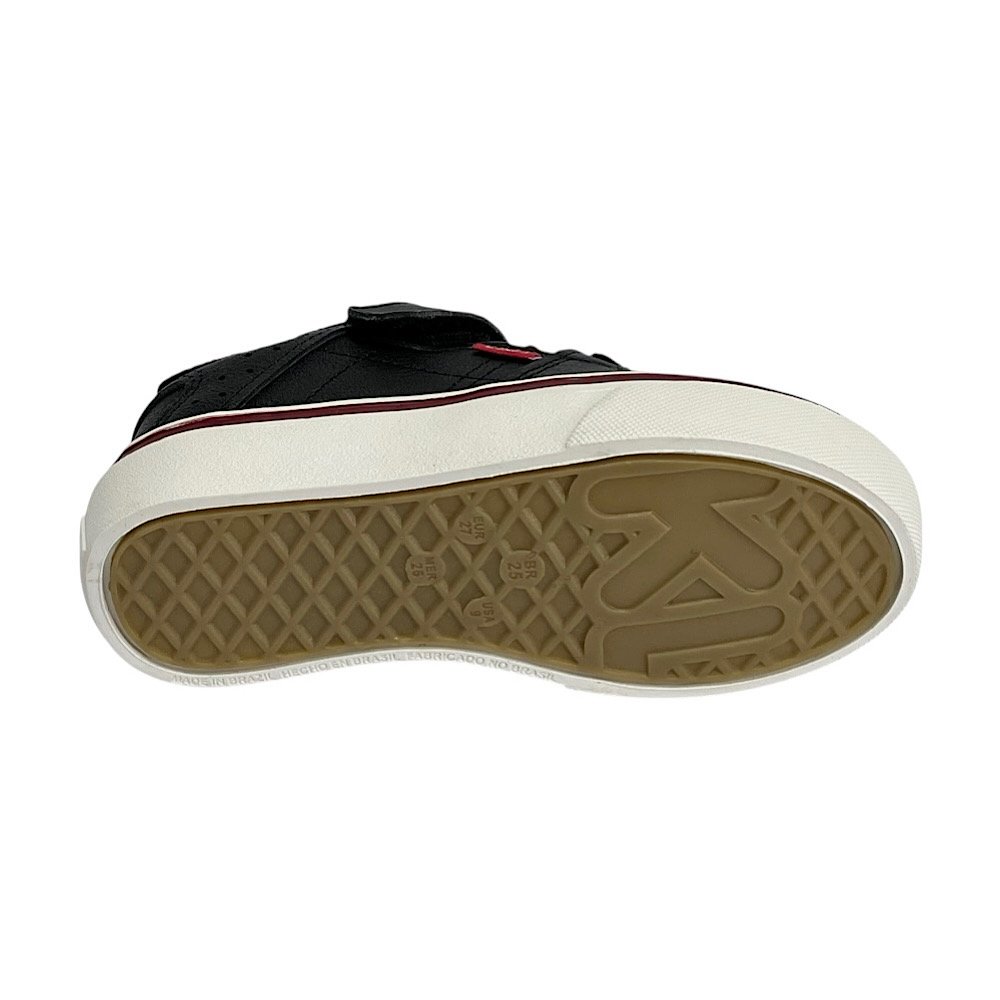 Tênis Klin Freestyle Mini 260106 Preto/Vermelho Preto 6
