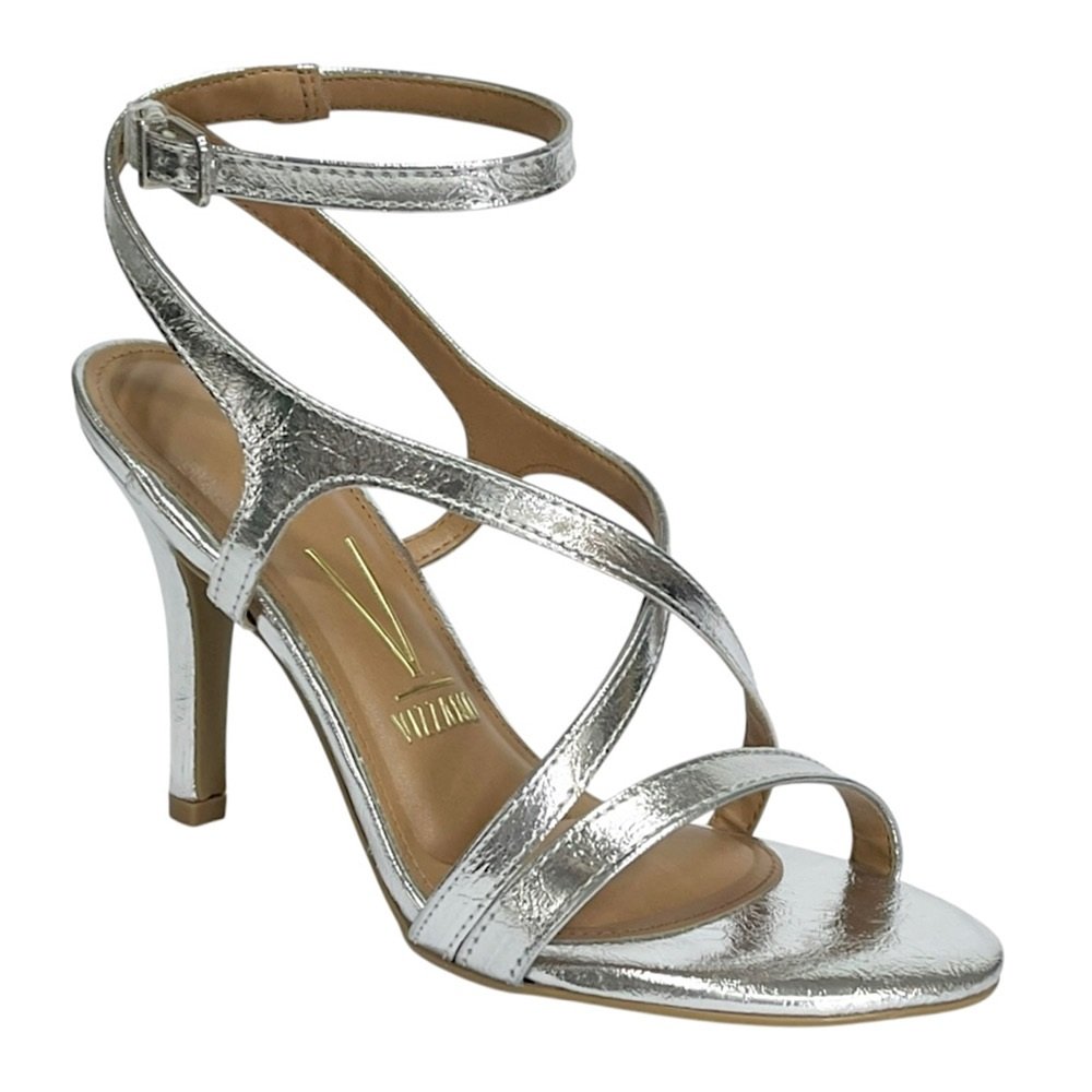 Sandália Vizzano Social Salto Fino 6249.1116 Prata