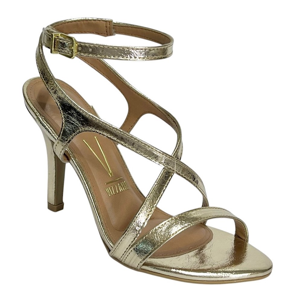 Sandália Vizzano Social Salto Fino 6249.1116 Dourado